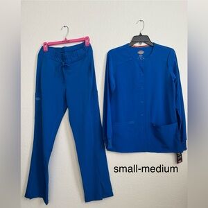 Dickies Royal Blue Scrub Set